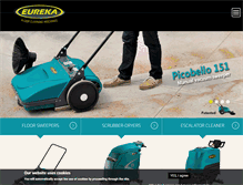 Tablet Screenshot of eurekasweepers.com